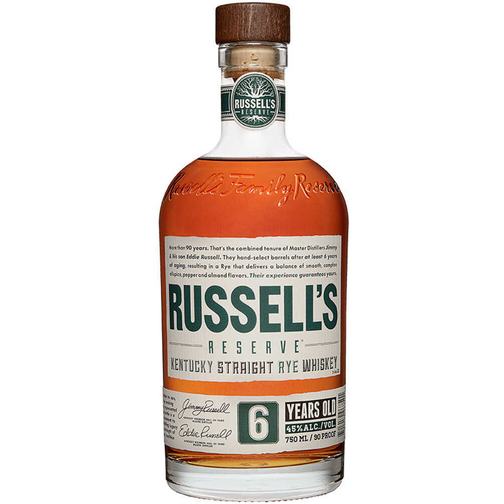 Russell's Reserve 6 Year Old Rye Whiskey 750mL - Crown Wine and Spirits
