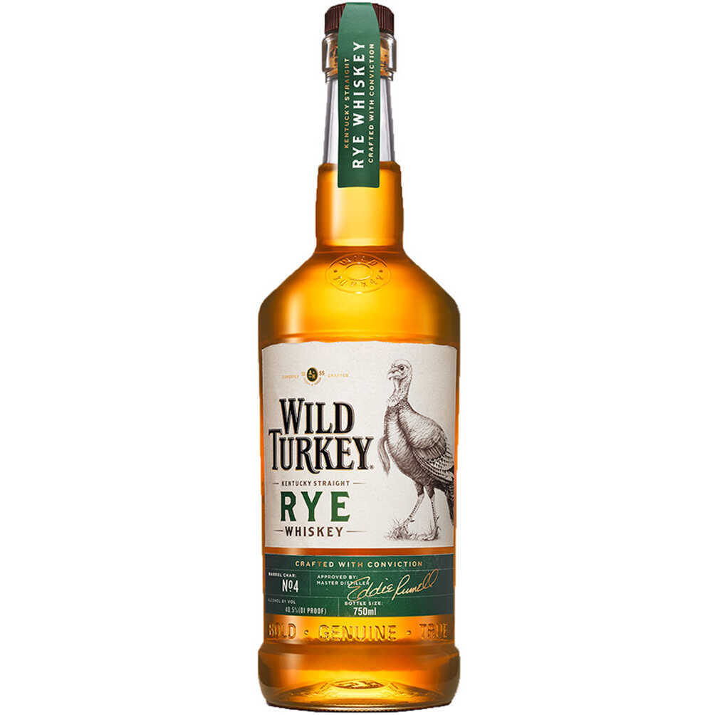 Wild Turkey Straight Rye Whiskey 750mL - Crown Wine and Spirits