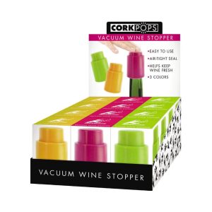 CORKPOPS Vacuum Wine Stopper Singles