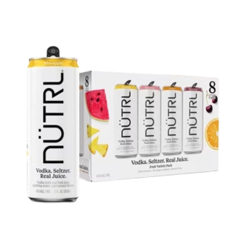 NUTRL Fruit Variety Pack 8 Pack Cans