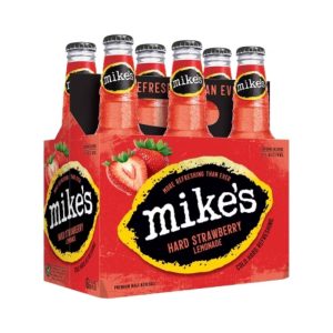 MIKES HARD Strawberry Lemonade 6 Pack 11.2Oz Bottles