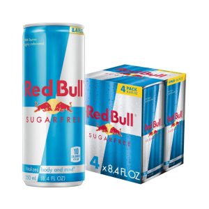 RED BULL 8.4Oz 4 Pack Sugar Free