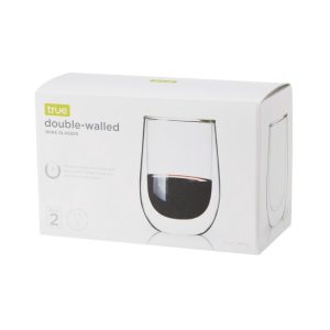 TRUE Double Walled Wine Glass