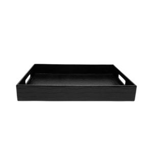 Black Leather Tray (D*)