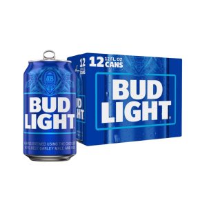BUD LIGHT 12 Pack 12 oz Can