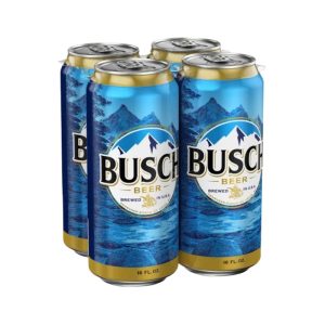 BUSCH 4 Pack 16 oz Cans