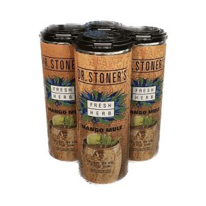 DR STONER'S Fresh Herb Mango Vodka Mule 4 Pack