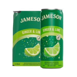 JAMESON Ginger & Lime 4 Pack Cans
