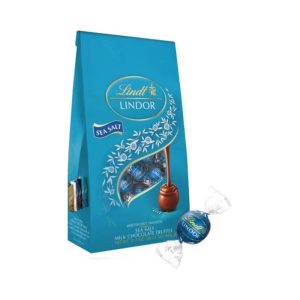 LINDT Sea Salt Chocolate Truffle Bag