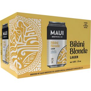 MAUI Bikini Blonde Lager 6 Pack 12 oz