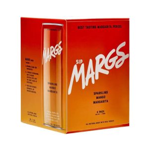 SIP MARGS Sparkling Mango Margarita 4 Pack Can