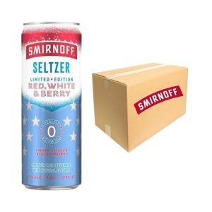 SMIRNOFF Seltzer Red White & Berry 12 Pack 12 oz Cans