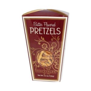 SNACKTALES Butter Pretzels Burgundy 3.5 oz/100g