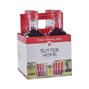 SUTTER HOME Red Moscato 4 Pack 187 ml