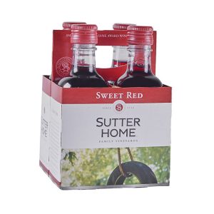 SUTTER HOME Sweet Red 4 Pack 187 ml
