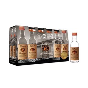 TITOS Vodka 50 ml 12 Pack