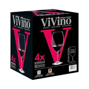 VIVINO Bord/Cabernet Glasses 4 Pack