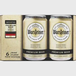 WARSTEINER Pilsner 6 PK Can 12 oz